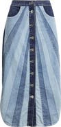 LOVE THE LABEL Apolline Denim Midi Skirt