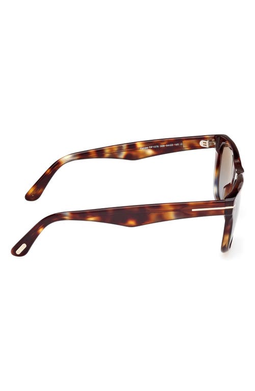 Tom Ford Kendel 54mm Square Sunglasses In Vintage Havana To Light Havana
