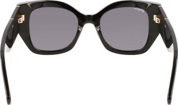FERRAGAMO Gancini 51mm Gradient Modified Rectangular