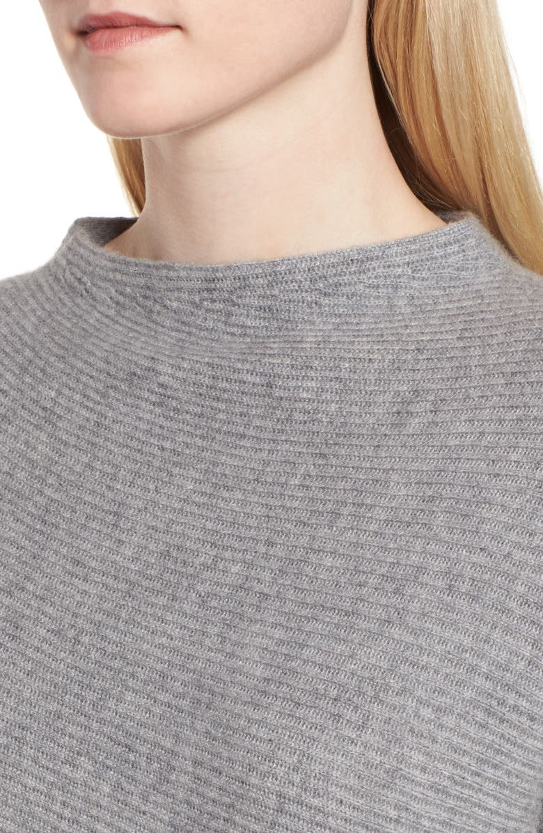 Nordstrom Signature Cashmere Asymmetrical Pullover, Alternate, color, 