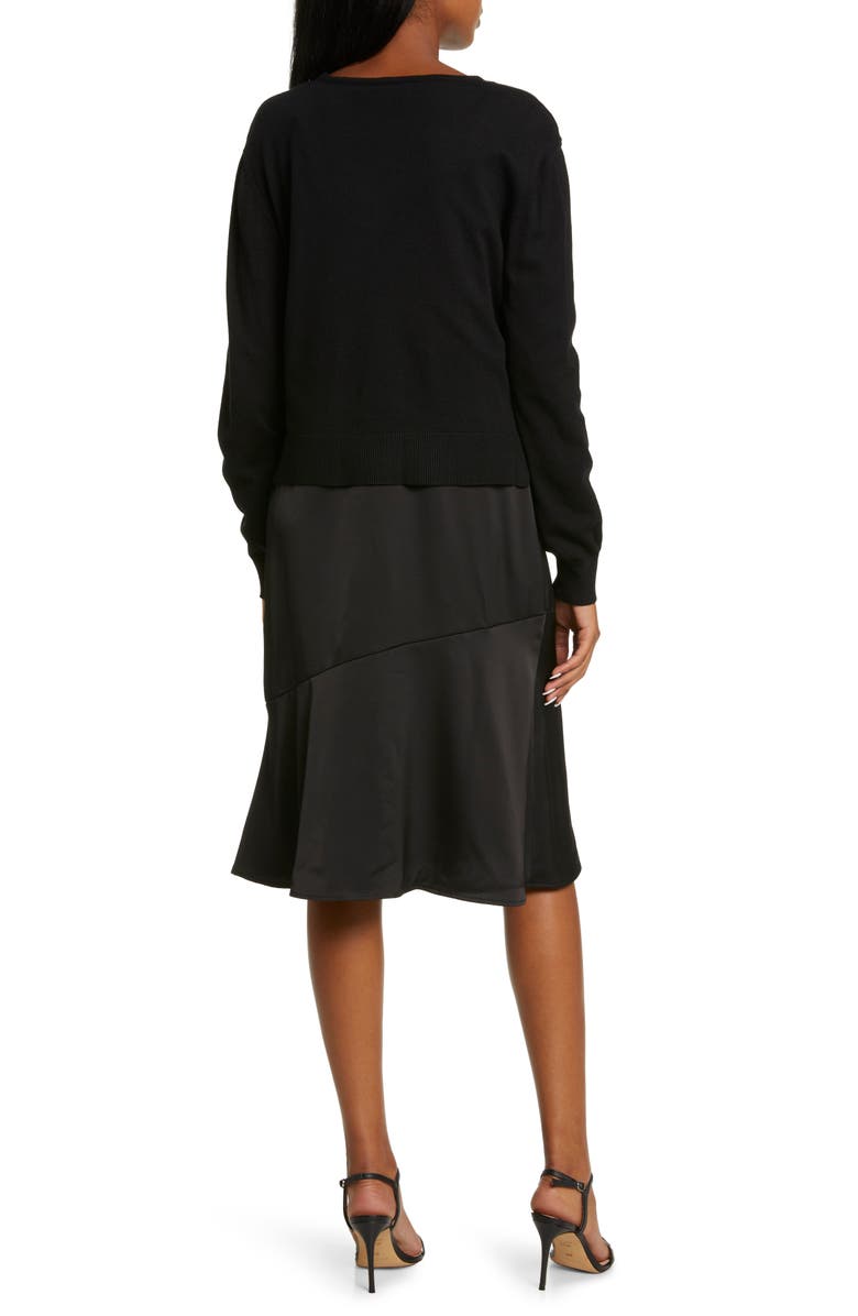 Sam Edelman Slipdress & Long Sleeve Sweater Two-Piece Set, Alternate, color,