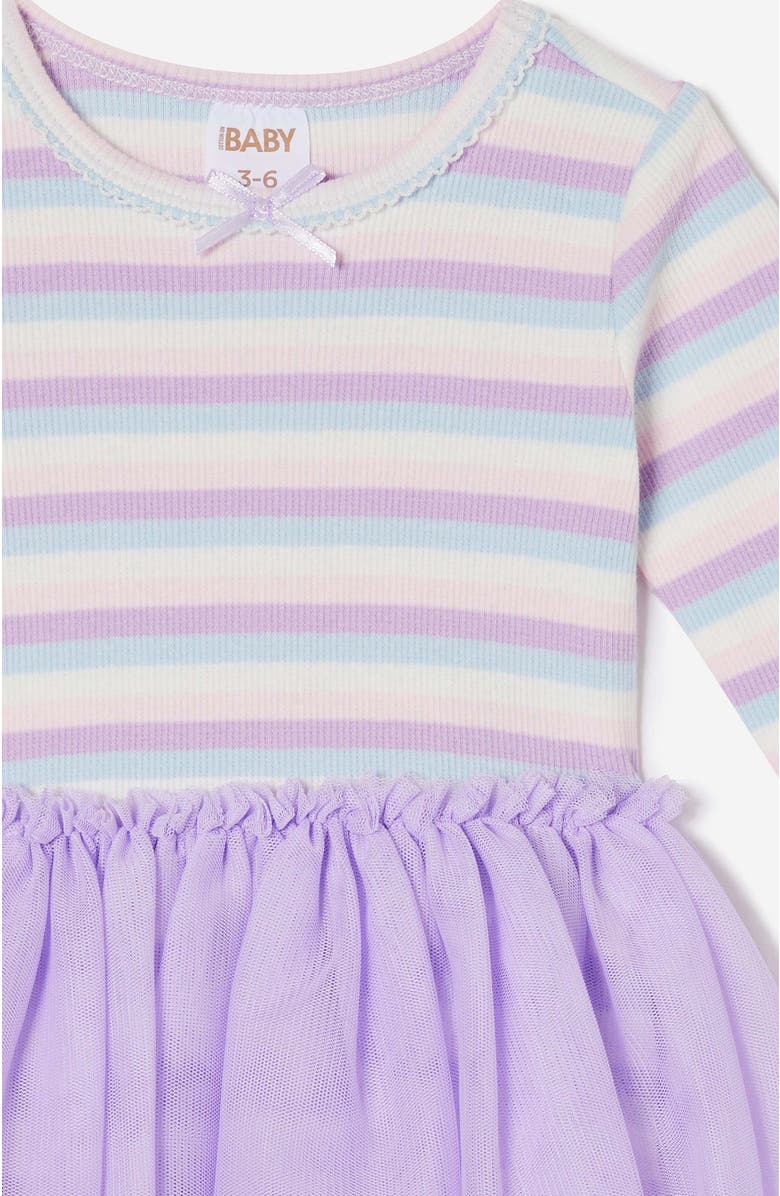 Cotton On Kids Vivie Long Sleeve Tulle Dress, Alternate, color, 