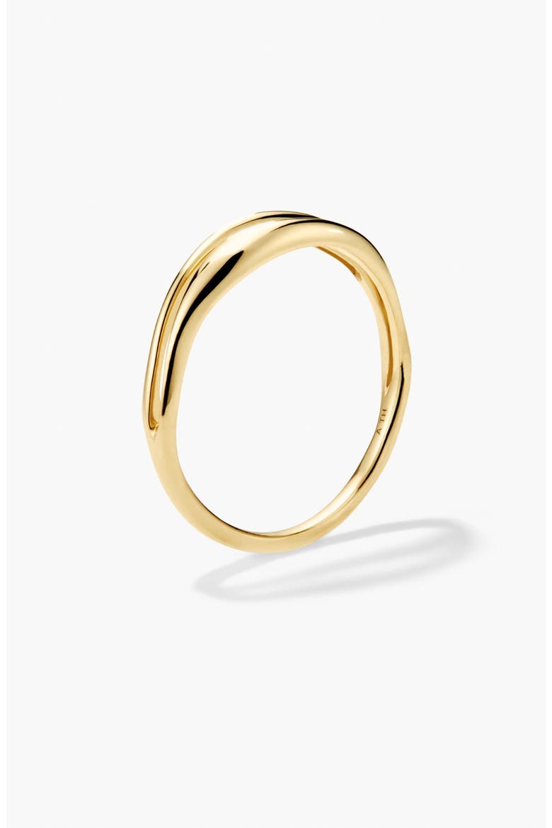 Open Dome Ring, Alternate, color, Yellow Salmon Gold