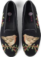 ByPaige Needlepoint Bird Flat
