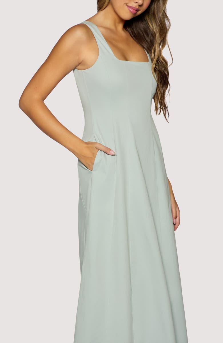 Lost + Wander Vista Marina Cotton Maxi Dress, Alternate, color, 