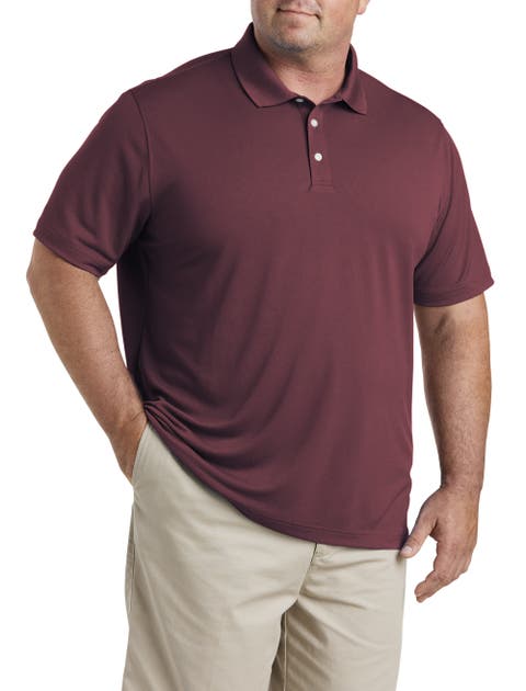 Big & Tall Solid Golf Polo Shirt