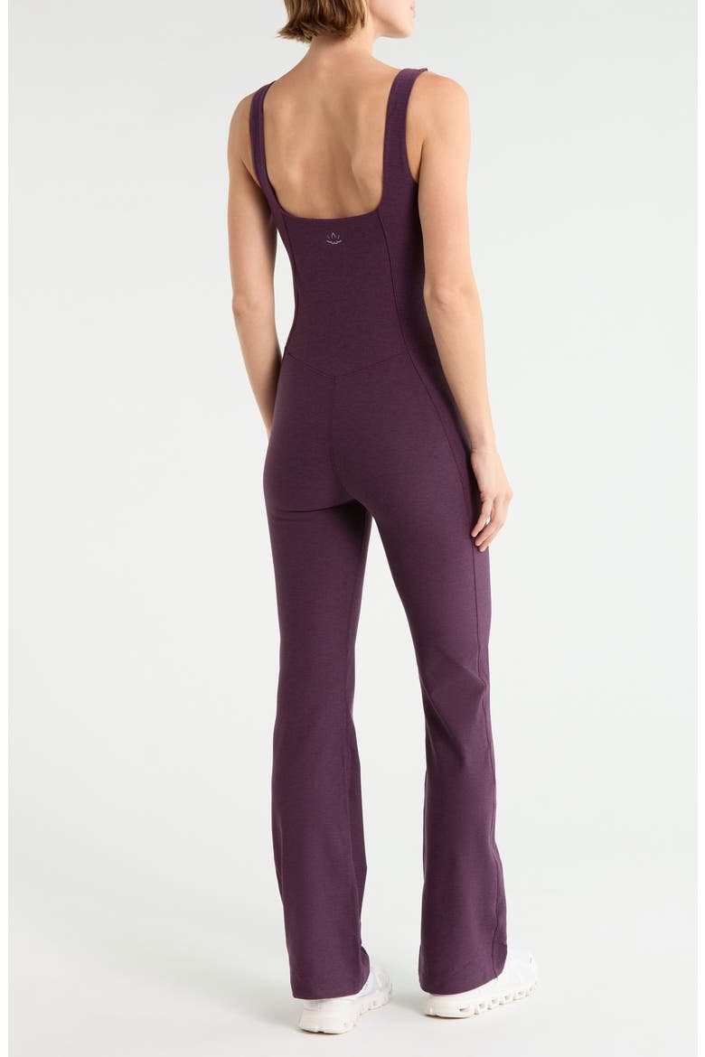 Space Dye Always Bootcut Jumpsuit, Alternate, color, EGGPLANT PURPLE HEATHER