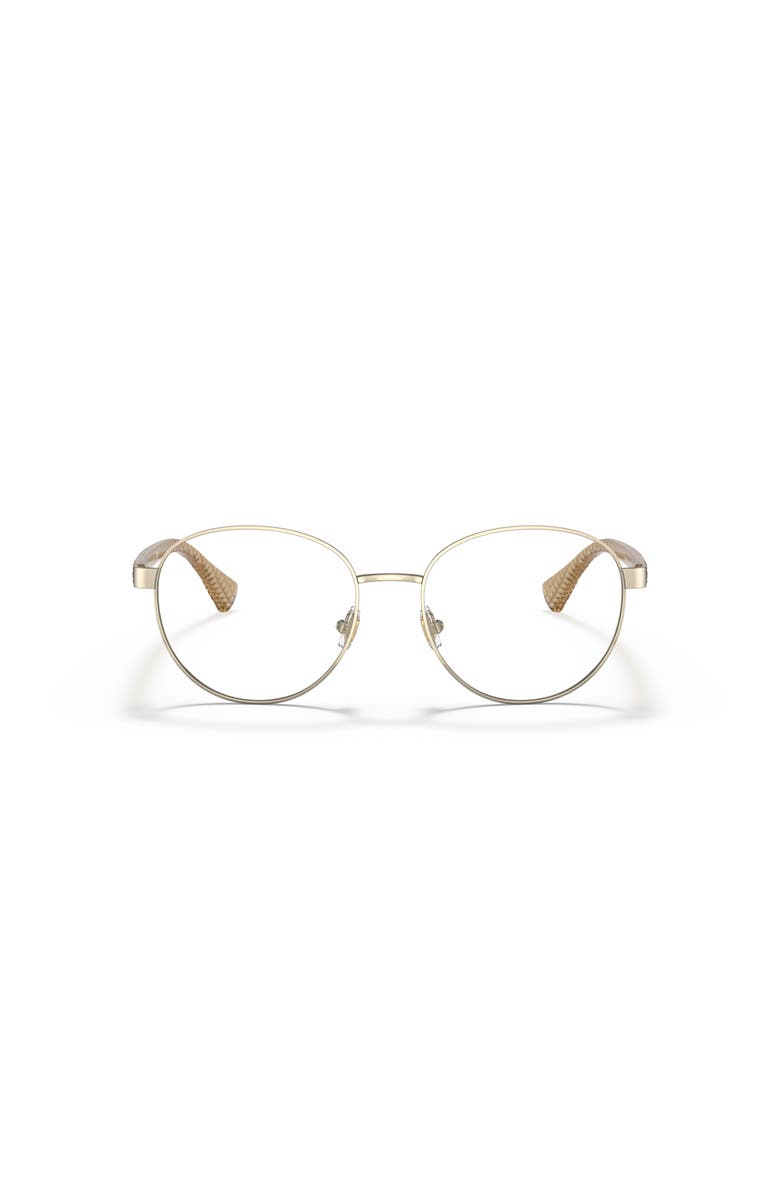 RALPH 51mm Round optical glasses, Alternate, color, Gold