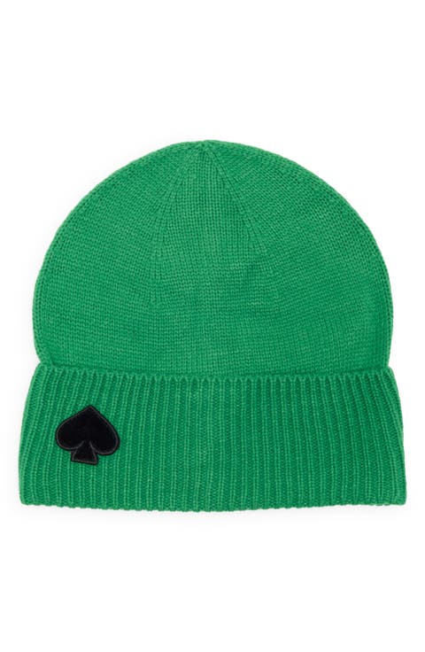 flocked spade beanie