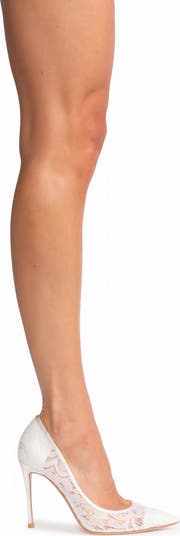 Gia Pointed Cap Toe Pump