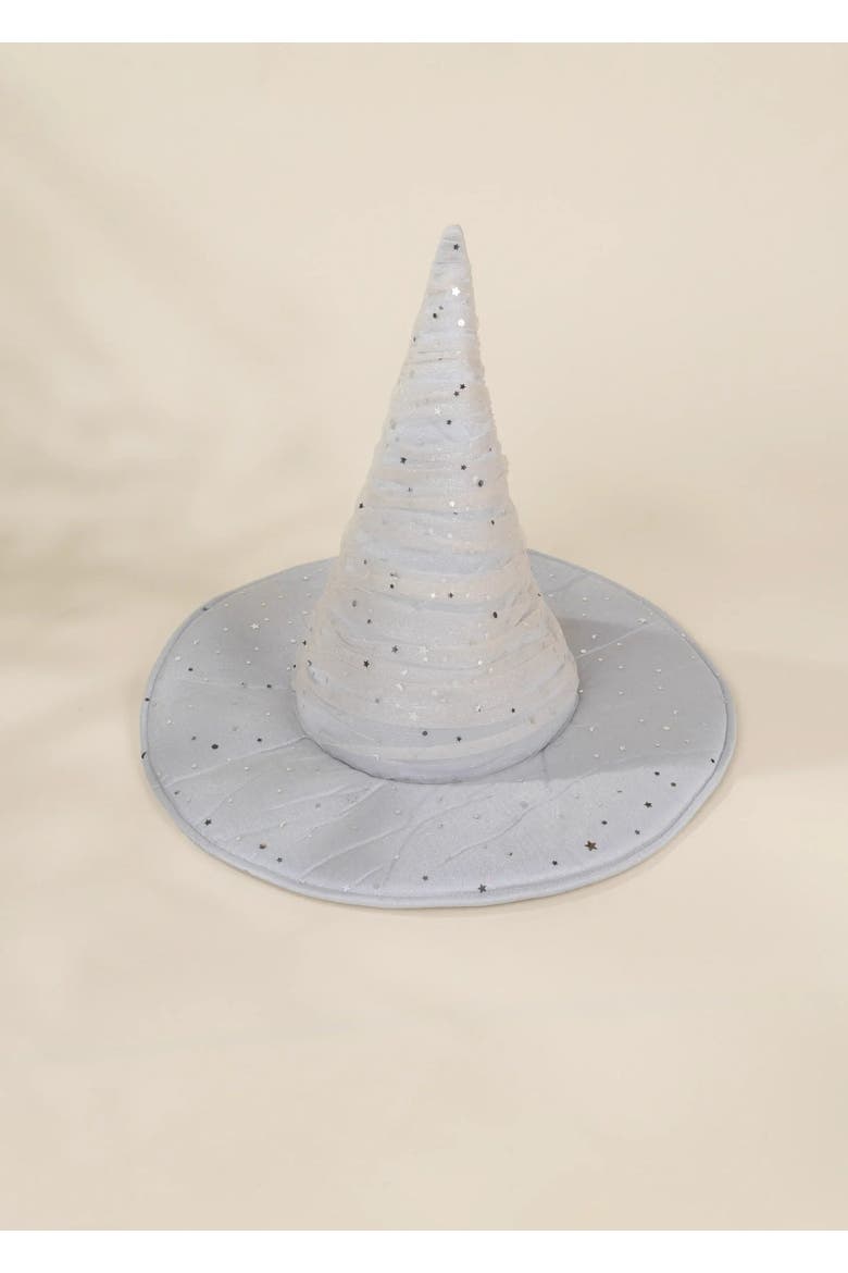 Star Princess with Hat Dress Play Costume, Alternate, color, Silver