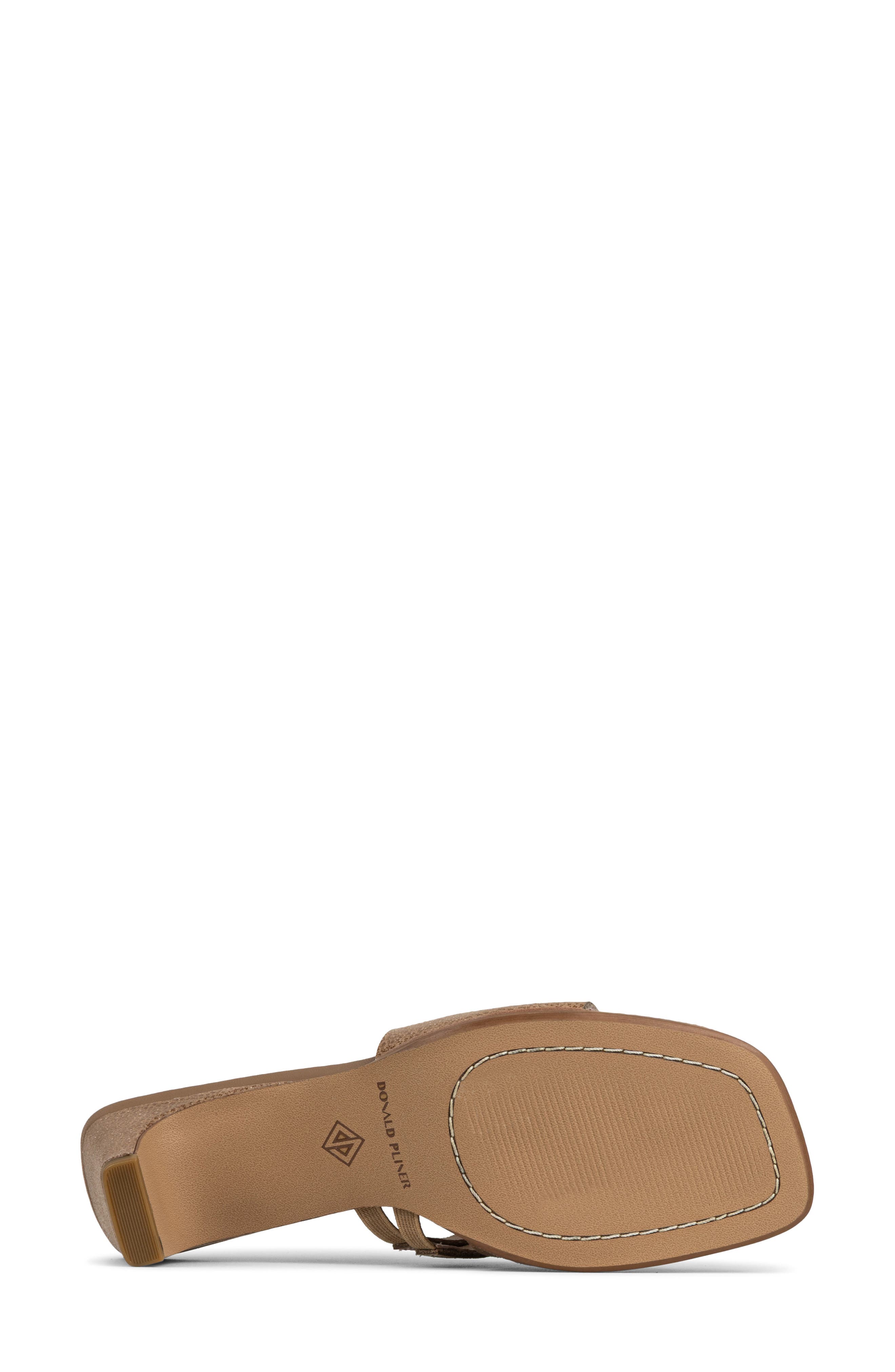 Dayvi Toe Loop Sandal, Alternate, color, TOBACCO