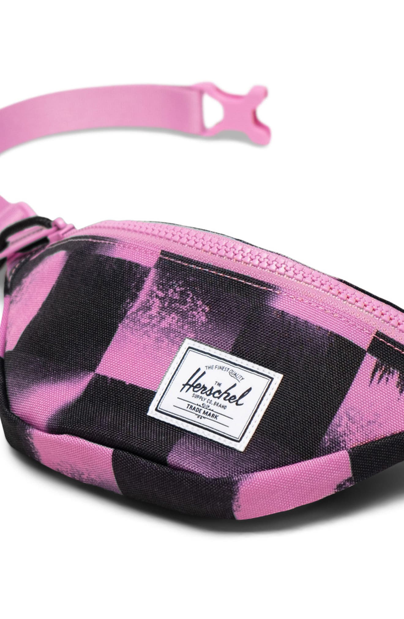 Herschel Supply Co. Kids' Heritage Belt Bag, Alternate, color, Stencil Checker Opera Mauve