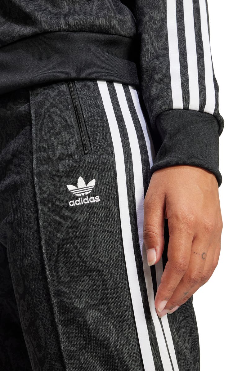 adidas Originals Firebird Snakeskin Print Recycled Polyester Track Pants, Alternate, color, 