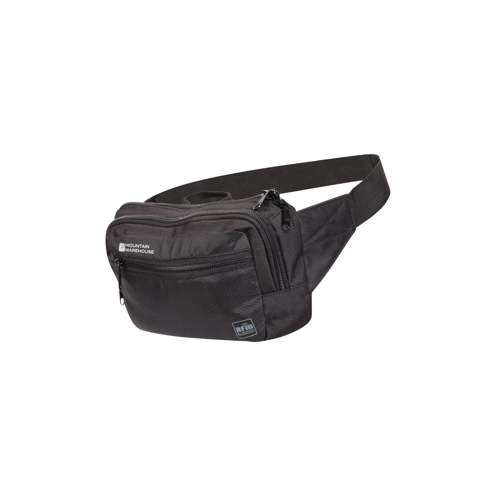 Travel Rfid Blocking Bum Bag, Alternate, color, Black