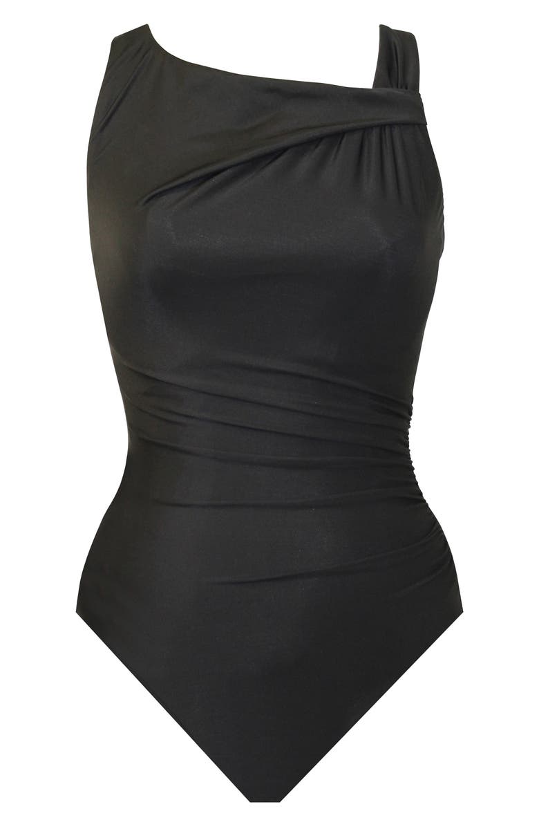 Miraclesuit<sup>®</sup> Rock Solid Avra Underwire One-Piece Swimsuit, Alternate, color, Black