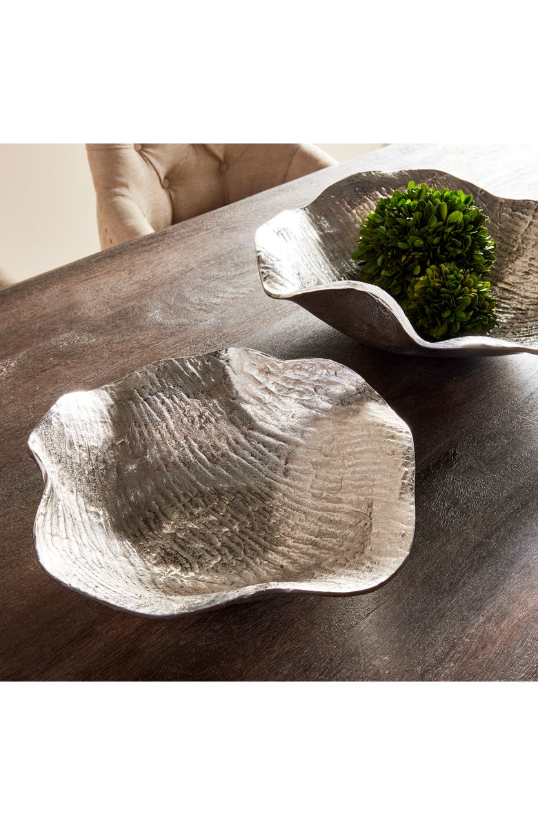 Napa Home & Garden Clarice Decorative Bowls Set of 2, Alternate, color, Silver