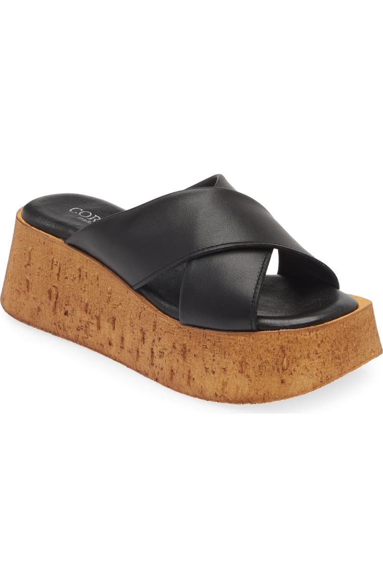 Cordani Frida Platform Wedge Slide Sandal, Main, color,