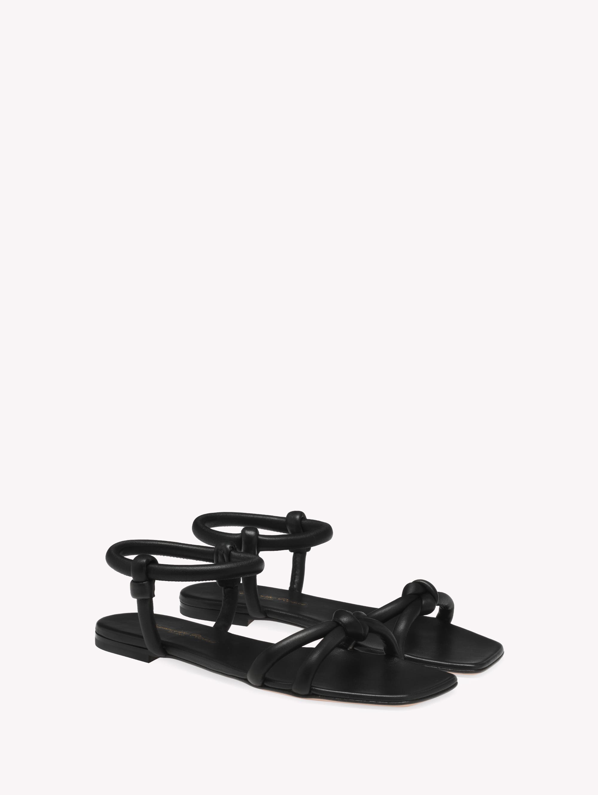 Gianvito Rossi Juno 05 Sandals, Alternate, color, Black