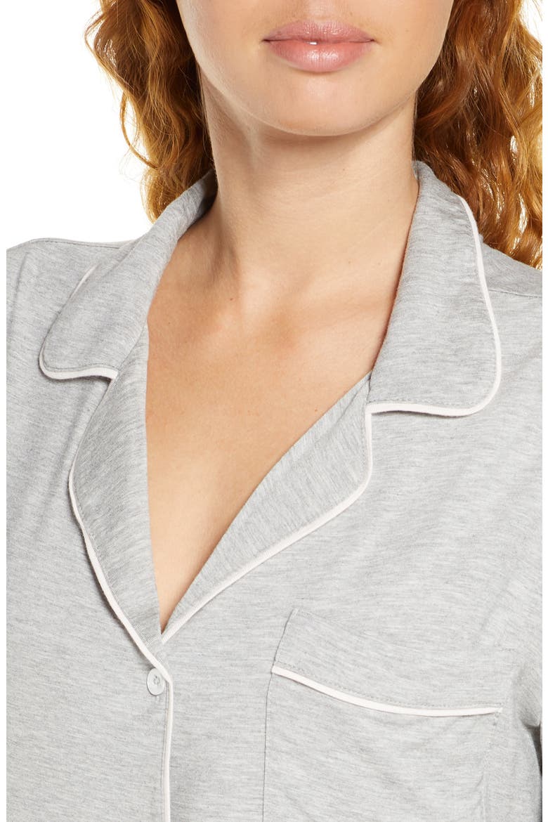 Gisele Long Pajamas, Alternate, color, HEATHER GREY SORBET