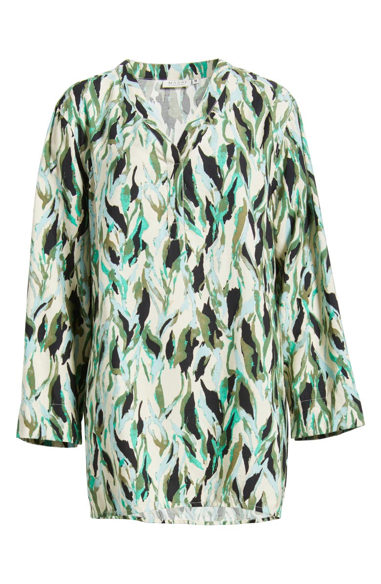 Masai Copenhagen Givula Abstract Print Long Sleeve Tunic, Alternate, color, 