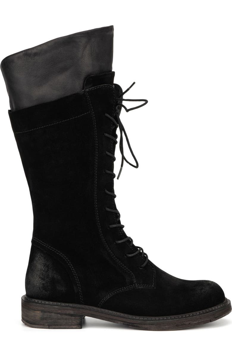 VINTAGE FOUNDRY Kelly Faux Fur Lined Tall Boot, Alternate, color, Black