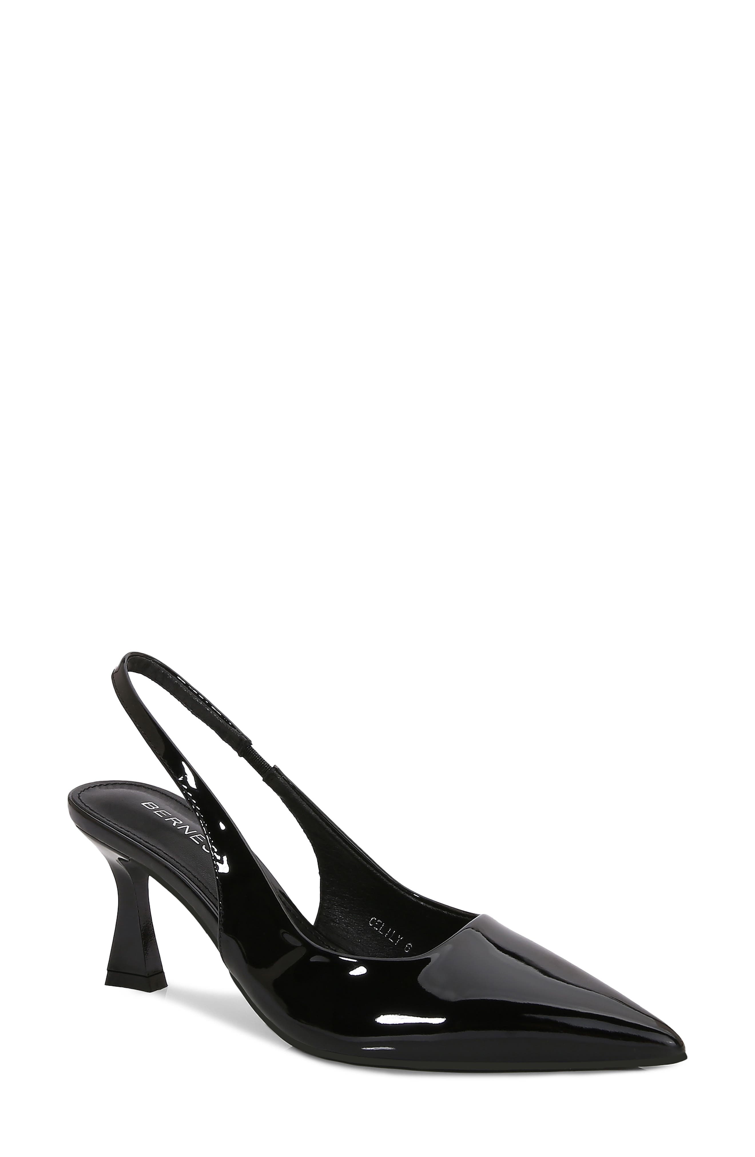 Lily Faux Leather Slingback Pump