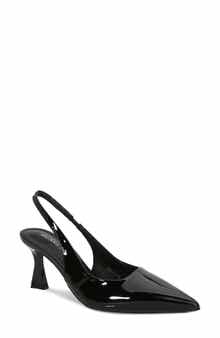 Lily Faux Leather Slingback Pump