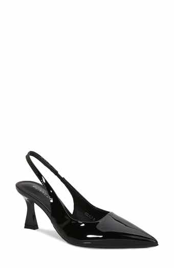 Lily Faux Leather Slingback Pump