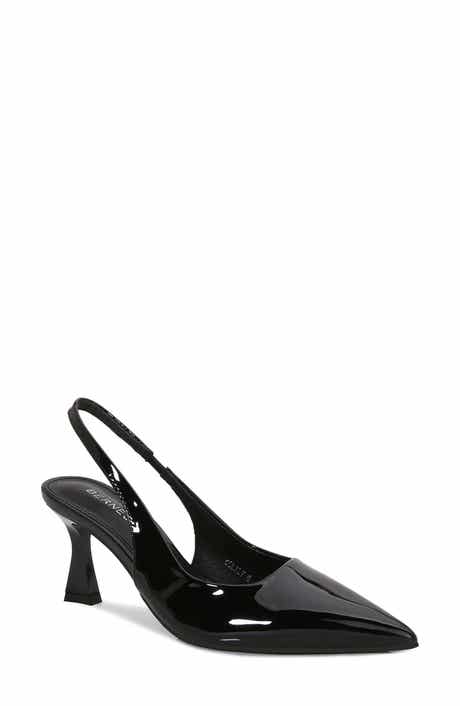 Lily Faux Leather Slingback Pump