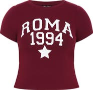 City Chic Micro Graphic T-Shirt