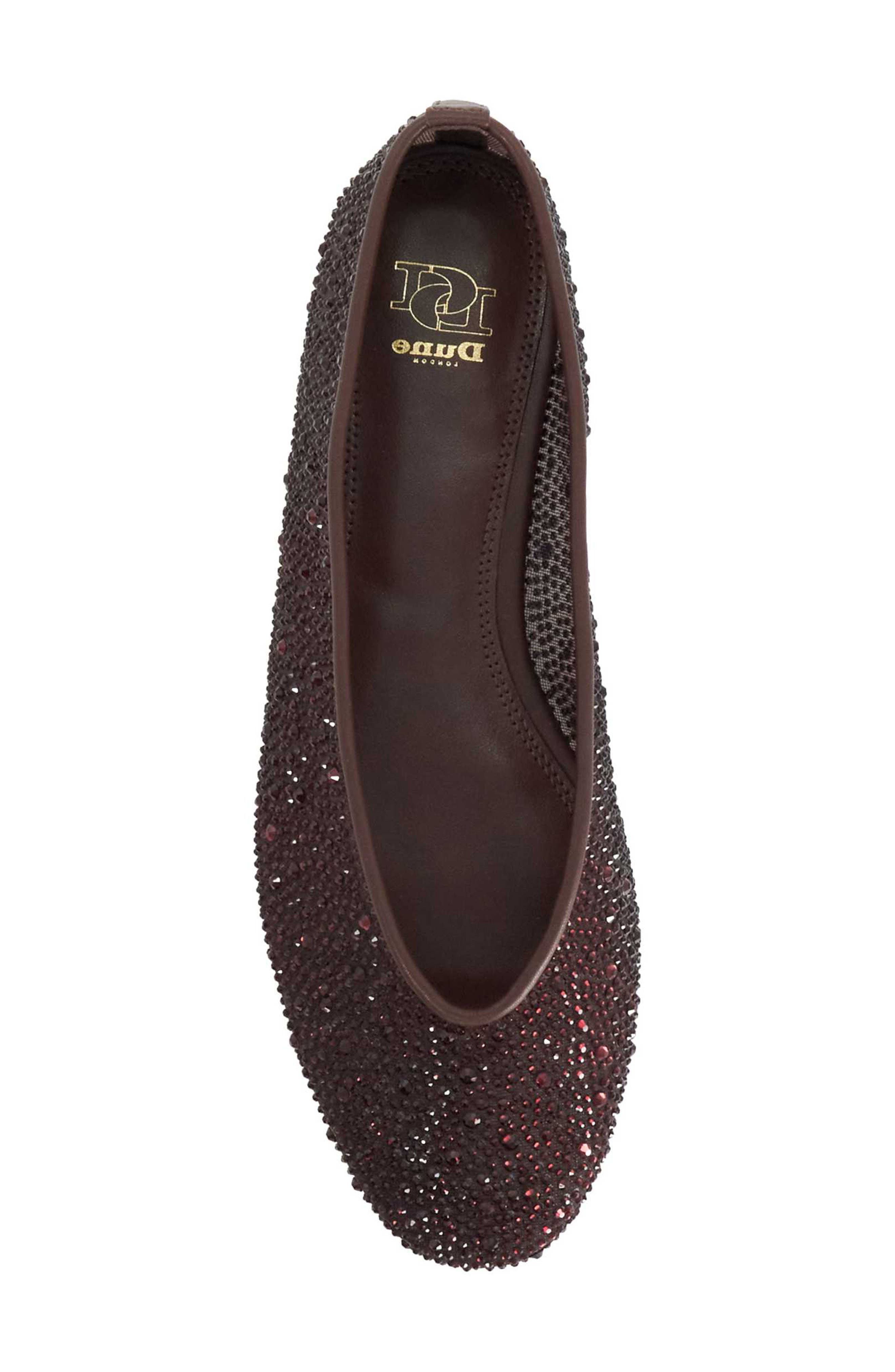 Holden Mesh Ballet Flat, Alternate, color, BURGUNDY