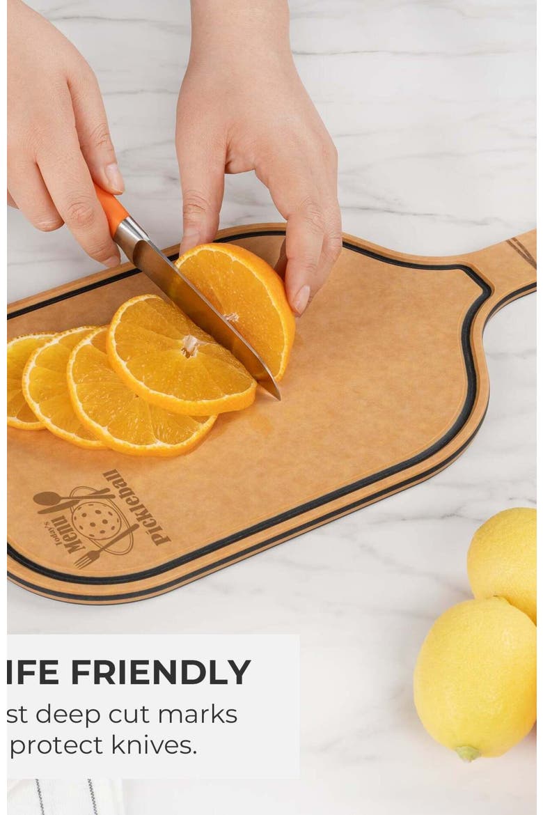 Pickleball Charcuterie Cutting Board -"Today's Menu Pickleball", Alternate, color, No Color