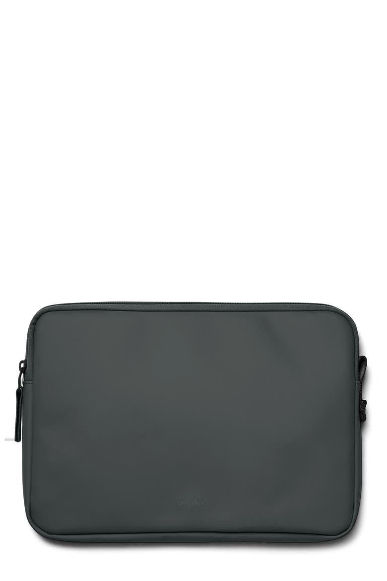 TRA Small Waterproof Laptop Case, Main, color, DARK GREY