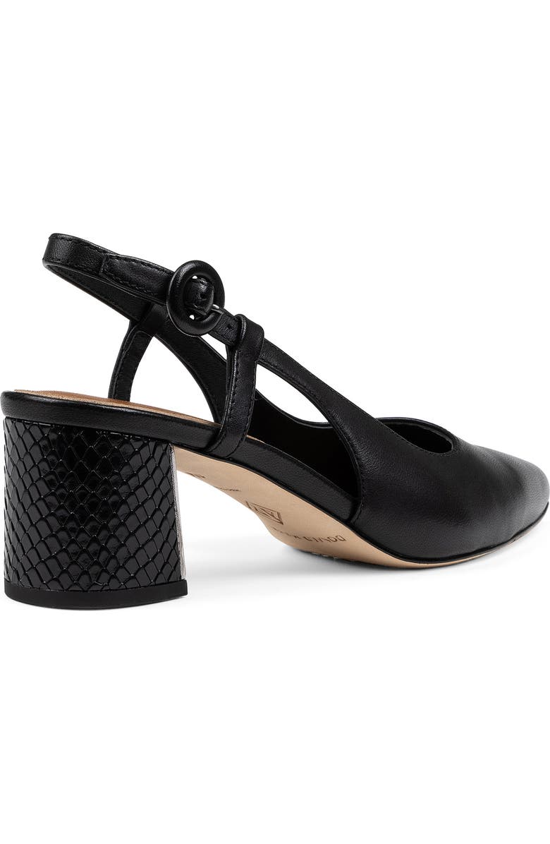 Donald Pliner Song Slingback Pointed Toe Pump, Alternate, color, Black