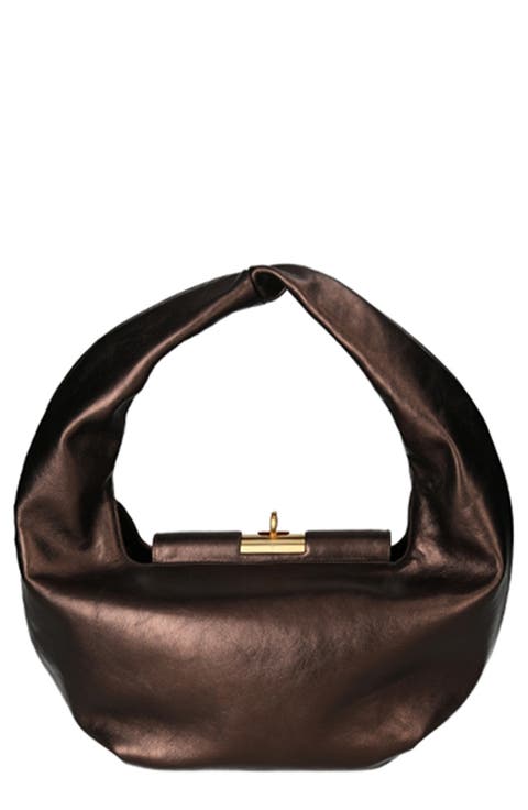 Medium Boh Leather Boho Bag