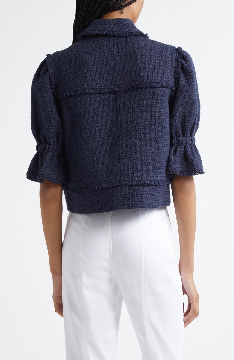 Cinq à Sept Holly Cotton Bouclé Jacket, Alternate, color,