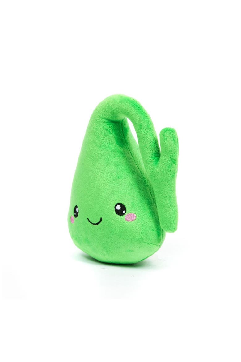 Gallbladder Plushie Organ, Alternate, color, Bright Green