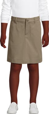 Lands' End School Uniform Girls Active Chino Skort Top of the Knee