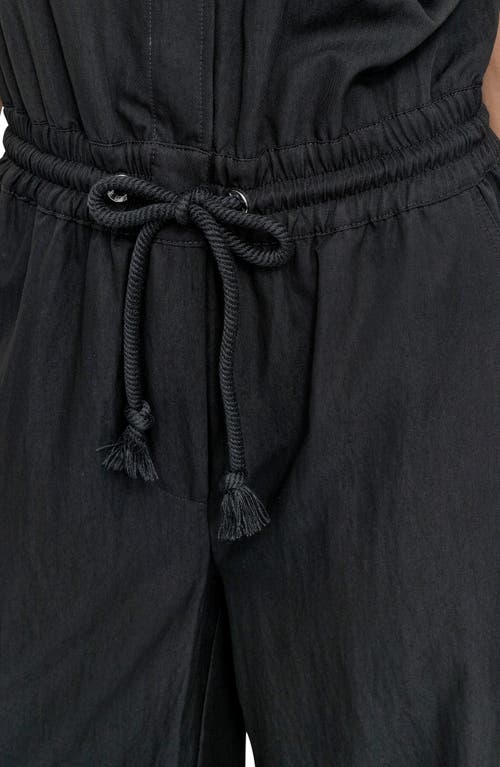 Shop Dkny Sleeveless Twill Jumpsuit