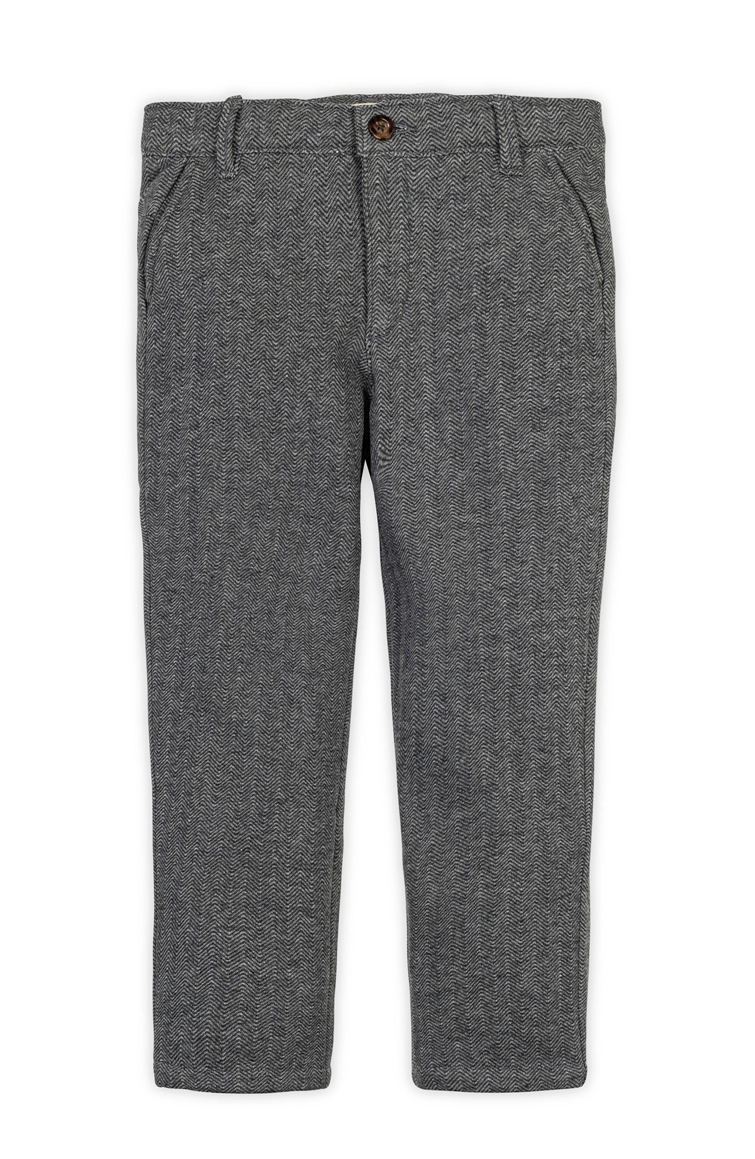 selected Charcoal Heather Herringbone