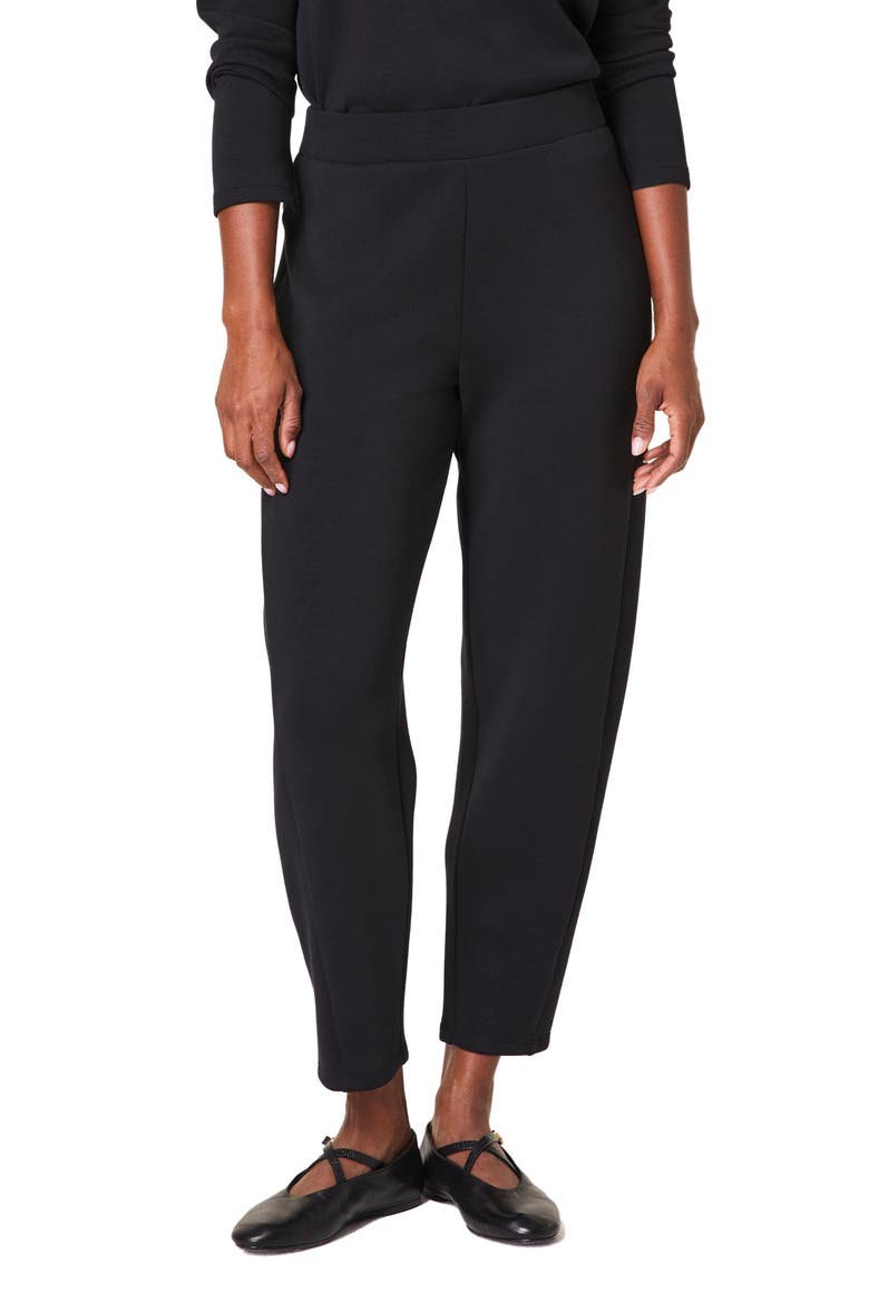 AirEssentials Barrel Leg Pants, Main, color, VERY BLACK