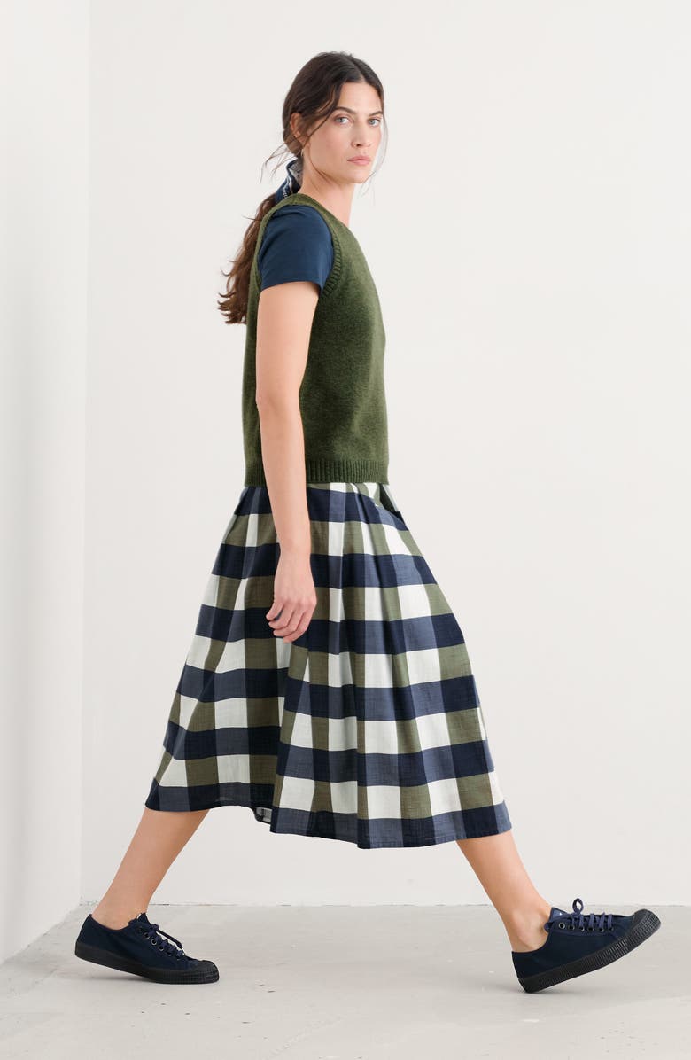 Seasalt Cornwall East View Merino Wool Blend Sweater Vest, Alternate, color, Light Olive