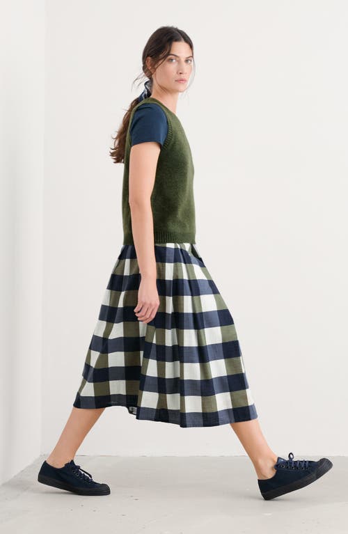 Seasalt Cornwall East View Merino Wool Blend Sweater Vest In Green