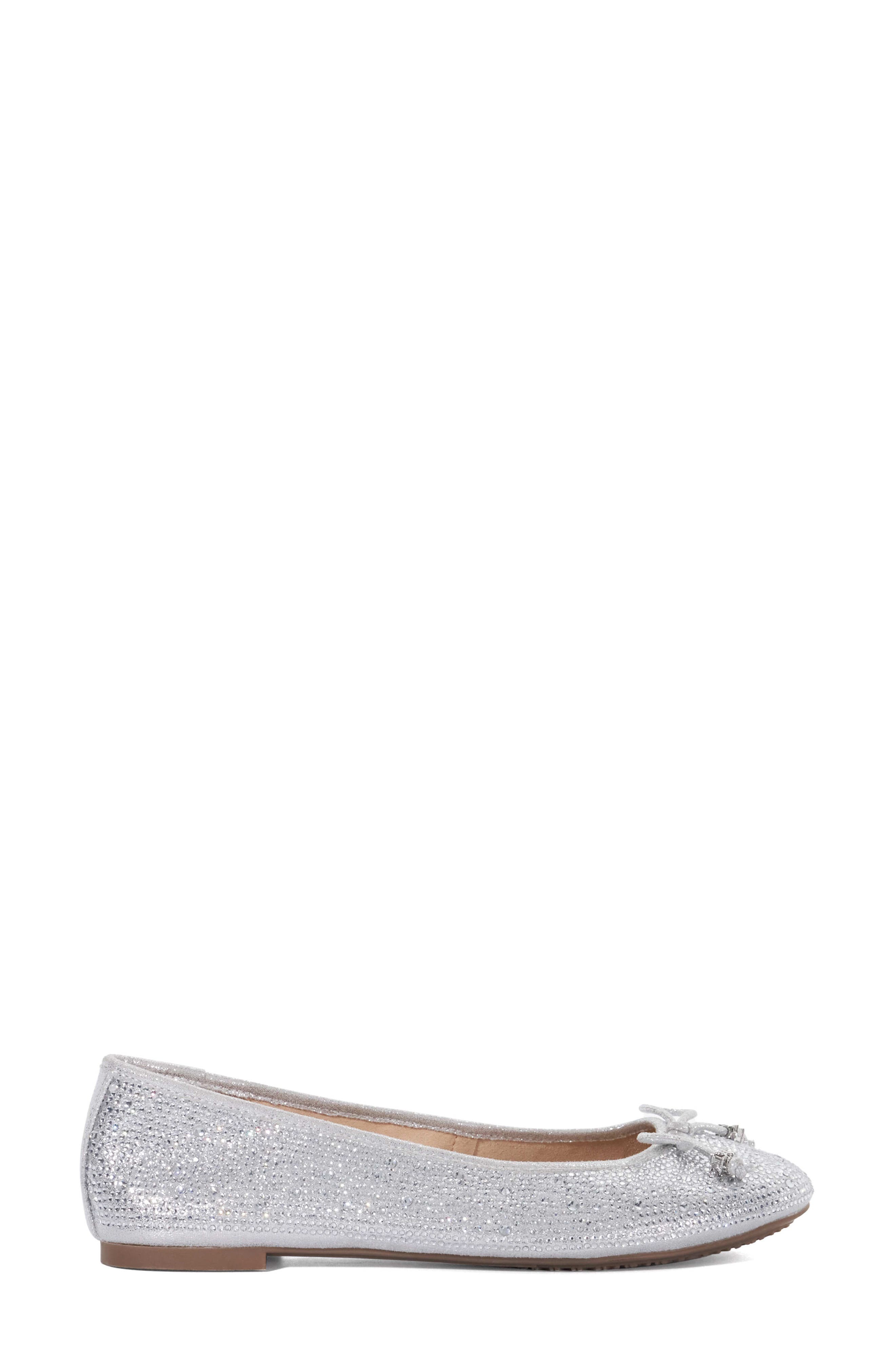 Dune London Hallis Embellished Ballet Flat, Alternate, color, 