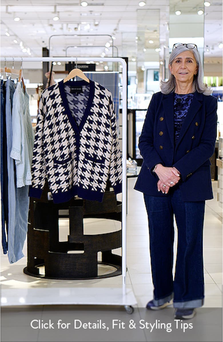 Houndstooth Cardigan, sales video thumbnail