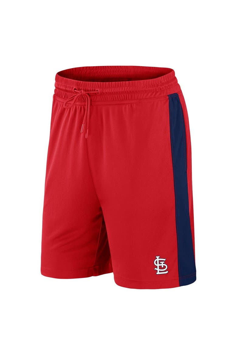 Men's Fanatics Branded Red St. Louis Cardinals Iconic Break It Loose Shorts, Alternate, color, Red