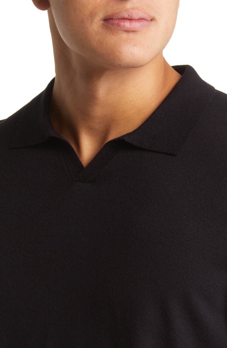 Nordstrom Long Sleeve Johnny Collar Polo Sweater, Alternate, color,