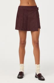 ASTR the Label Theodora Faux Suede Miniskirt