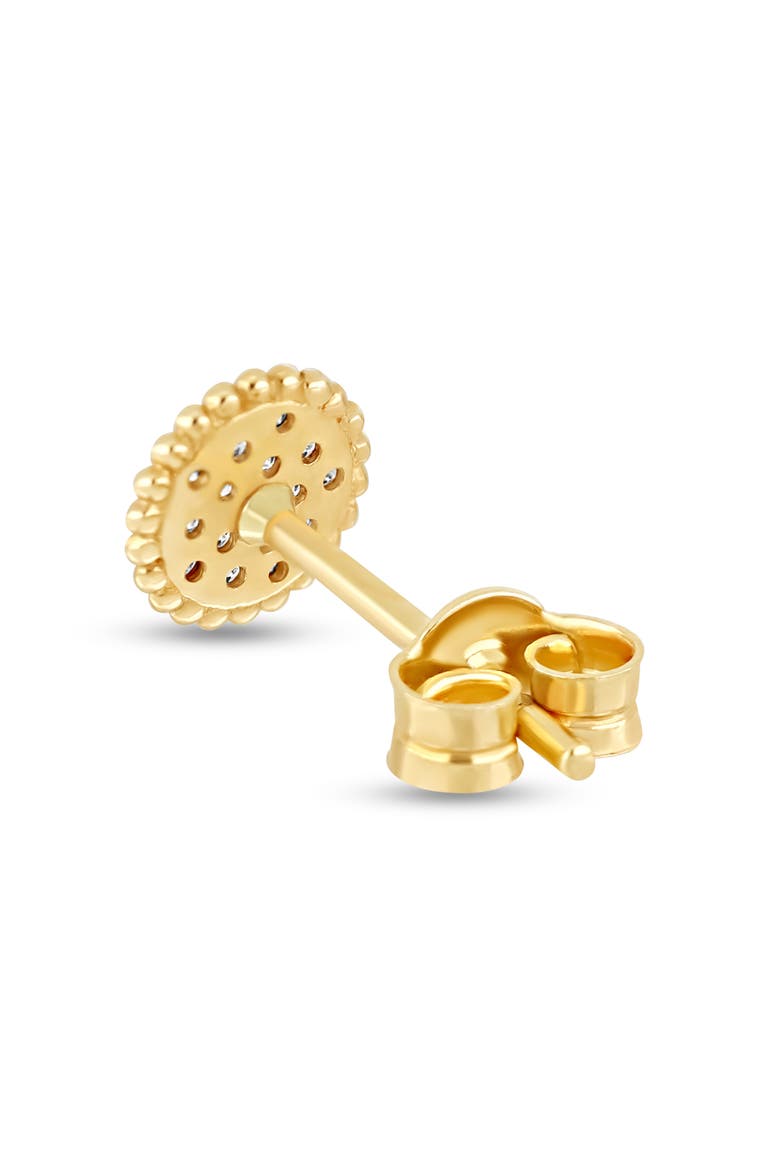 BL Icon Diamond Stud Earrings, Alternate, color, 18K YELLOW GOLD/ DIAMOND